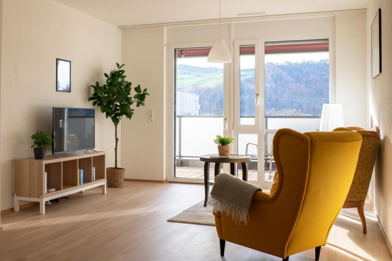 Senevita Dorfmatt Ferienwohnungen Und Apartments Münsingen Exteriör bild