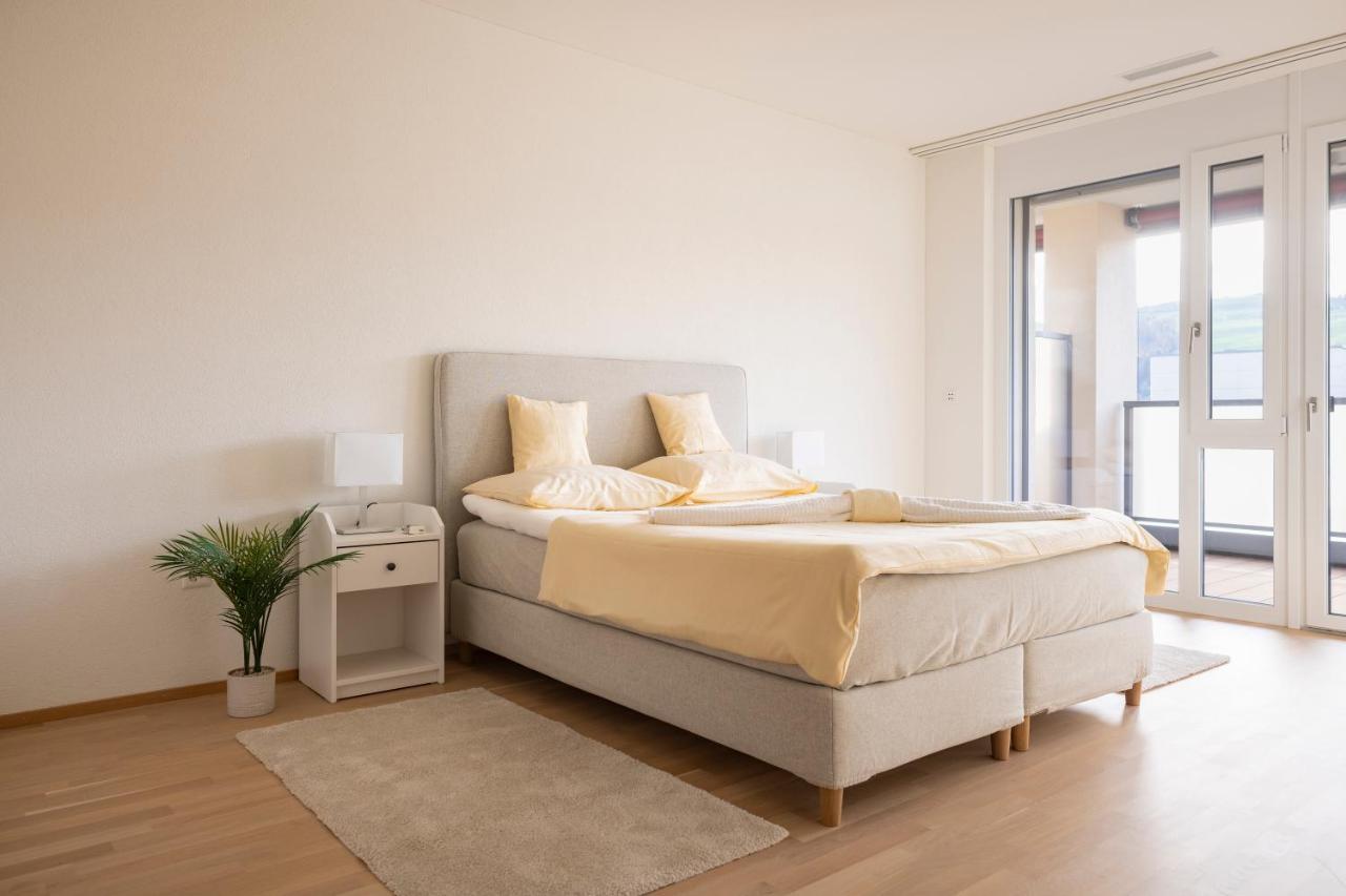 Senevita Dorfmatt Ferienwohnungen Und Apartments Münsingen Exteriör bild