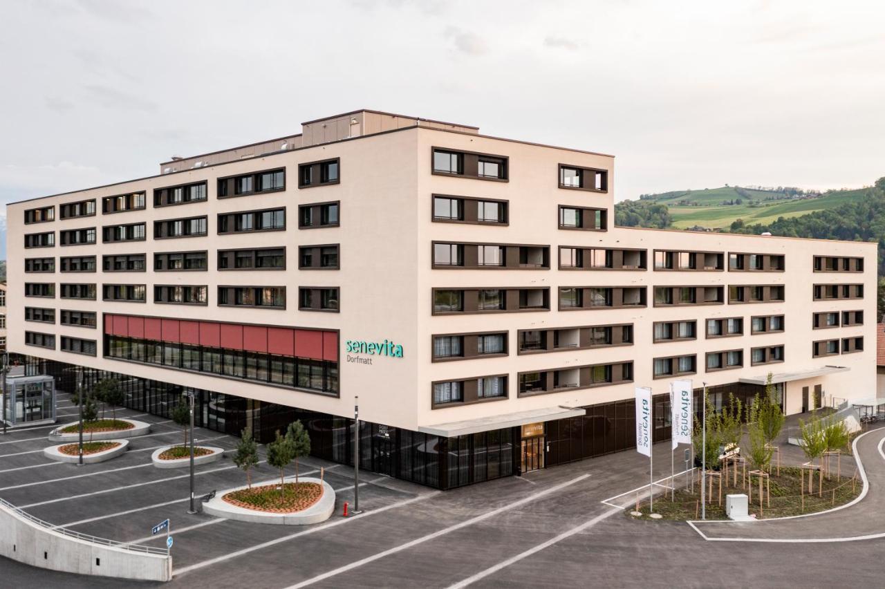 Senevita Dorfmatt Ferienwohnungen Und Apartments Münsingen Exteriör bild