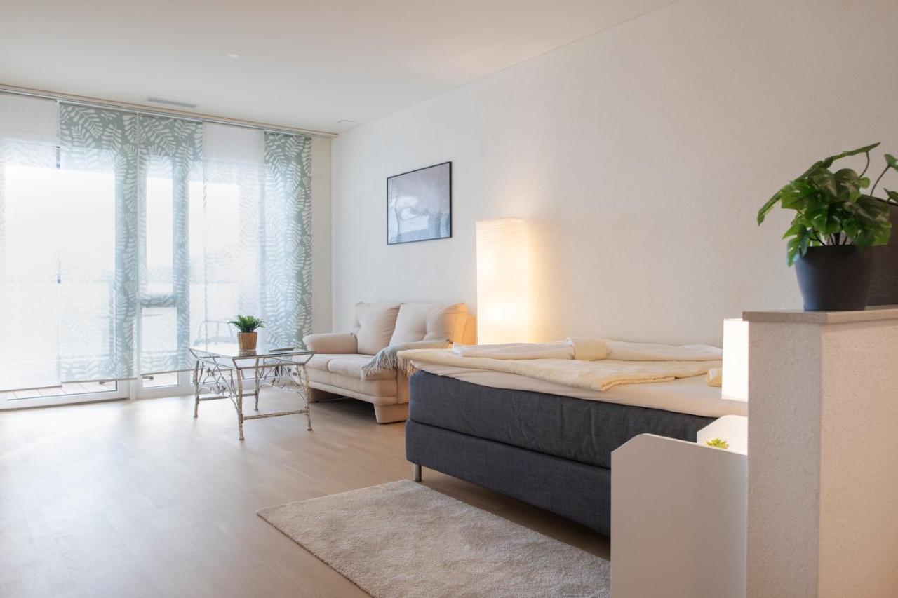 Senevita Dorfmatt Ferienwohnungen Und Apartments Münsingen Exteriör bild