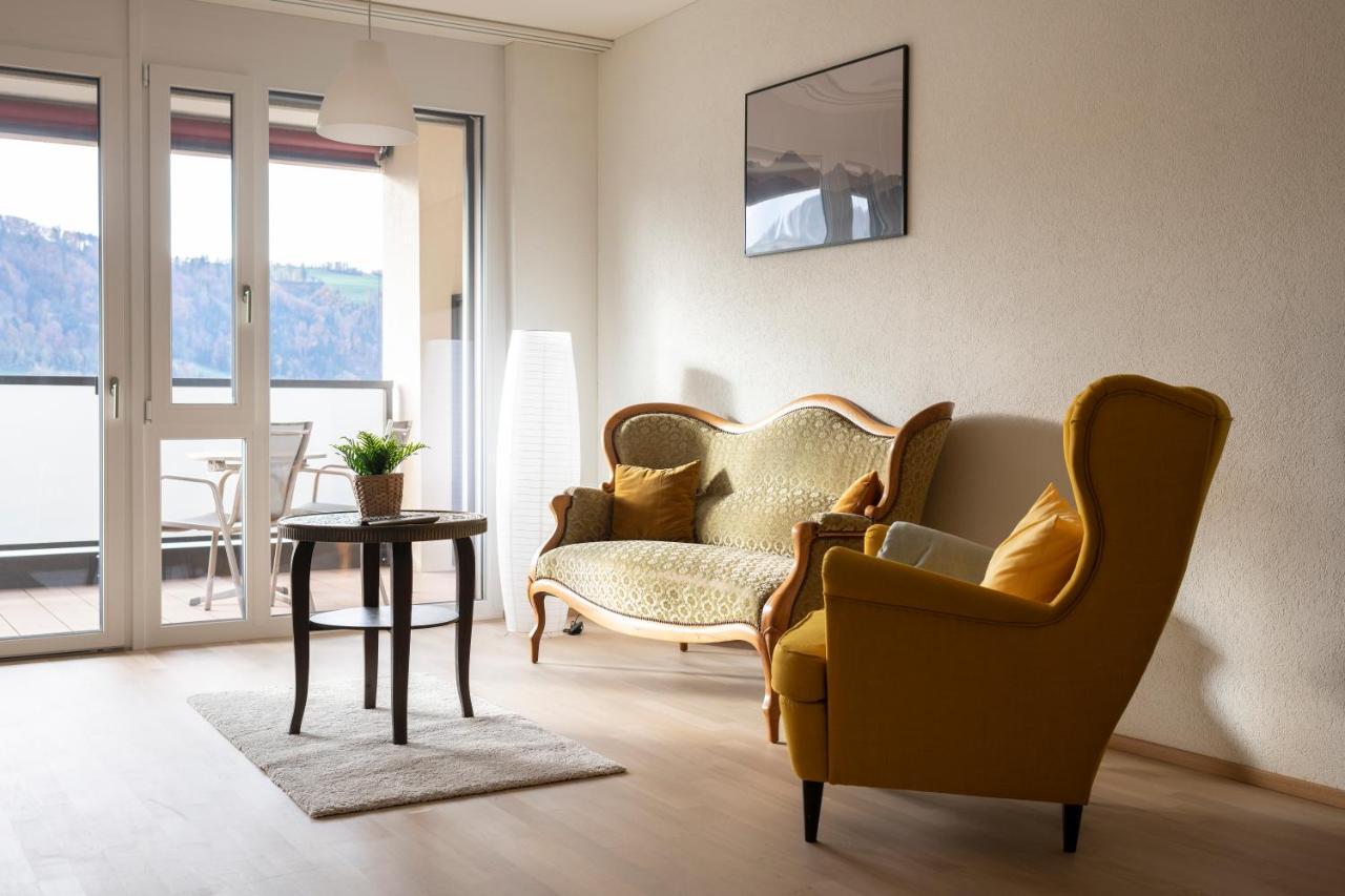 Senevita Dorfmatt Ferienwohnungen Und Apartments Münsingen Exteriör bild